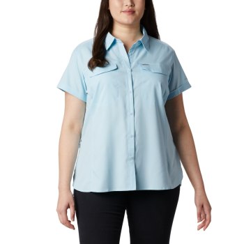 Columbia Ženske Košulje - Silver Ridge Lite Short Sleeve Plus Size Plave | TVOD-82975